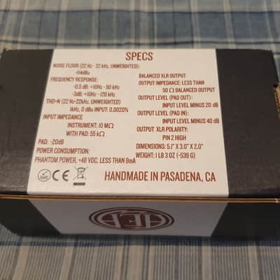 AEA TDI Phantom-Powered Direct Box 2024 - Present - Black image 7