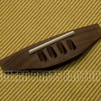 UB-0J1 Rosewood Tenor Ukulele Bridge with Bone Saddle