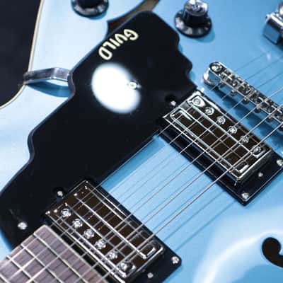 Guild Starfire I DC Pelham Blue Double-Cutaway Semi-Hollow Electric Guitar image 13