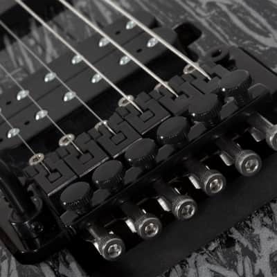 Schecter 1466 Left handed C-1 FR S Floyd Rose Electric Guitar, Ebony Board, Silver Mountain image 2
