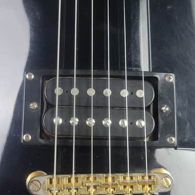 1989 Epiphone Black Beauty 1957 Style Les Paul Custom Modified - Ebony, Made in USA? (First Year Prototype?) image 15