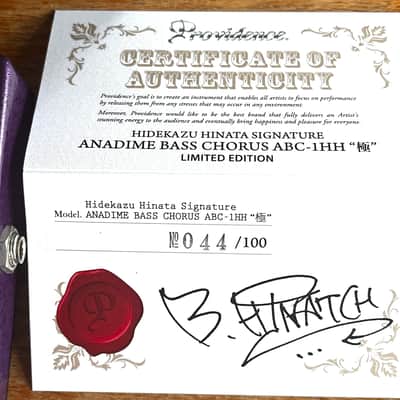 Providence Anadime Bass Chorus ABC-1HH Hidekazu Hinata limited edition *Free shipping image 3