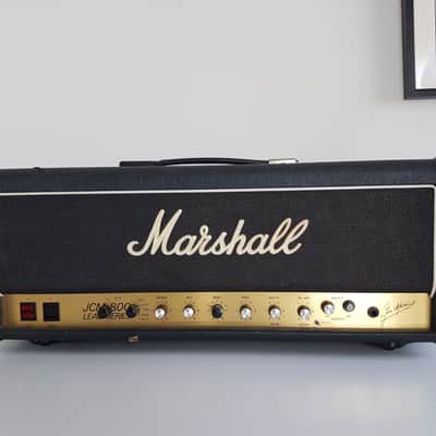 Marshall JCM 800 Lead Series Model 2203 100-Watt Master Volume Head 1984 Black image 2