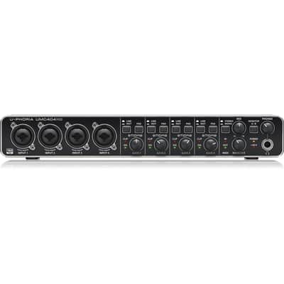 Behringer U-PHORIA UMC404HD USB Audio Interface, Audiophile 4x4, 24-Bit/192 kHz USB Audio/MIDI Interface with Midas Mic Preamplifiers  Bundle with 4x 25' XLR M to F Microphone Cables (5 Items) image 3