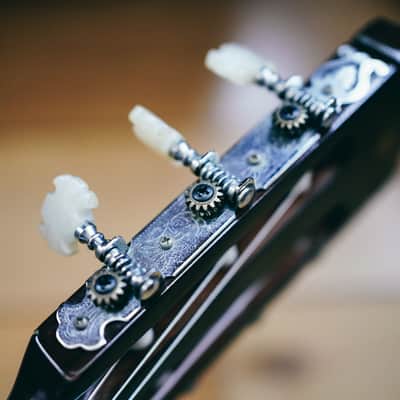 1970s Yamaha C-150 – Made in Japan | Vintage Amber Finish | Excellent Condition | Mature Classical Tone image 15