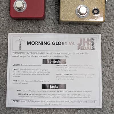 JHS Morning Glory V4 plus Red Remote switch image 2