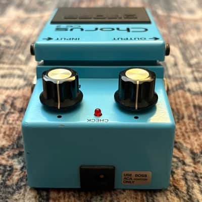 1986 Boss CE2 Chorus Vintage Green Label MIJ Made In Japan Guitar Effect Pedal! image 5
