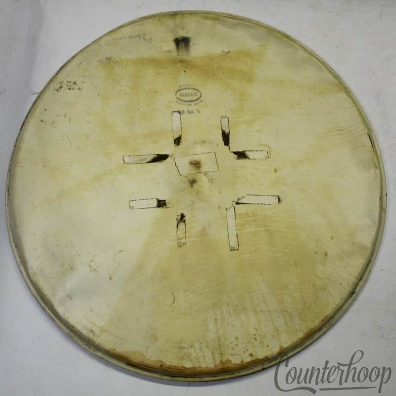 *Narawco 22" Bass Drum Calf Skin Head USA Batter Select Professional Quality 30s image 1