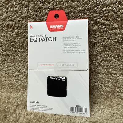 Evans Bass Drum EQ Patch Black image 2