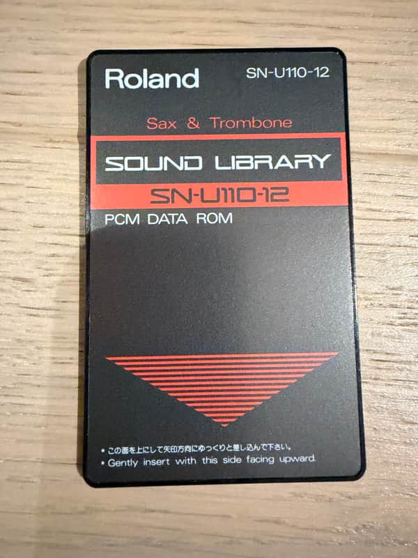 Roland SN-U110-12 Sax & Trombone Expansion ROM Sound Card image 1
