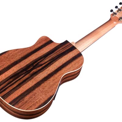 Cordoba Mini II EB-CE Mini Acoustic-Electric Guitar Natural, Amazing Travel Guitar Support Small Biz image 5