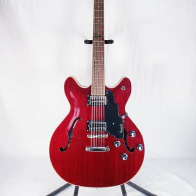Guild Starfire 12-String Semi-Hollow Electric Guitar Cherry Red w/Case image 1