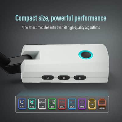 Guitar Headphone Amp - 50 Factory Presets, 9 Effect Modules, BT Connection, App Control, USB Audio Recording, Portable Guitar Amplifier for Home Practice & Performance image 3