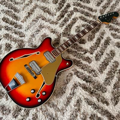 Fender Coronado II with Rosewood Fretboard 1967 - Sunburst image 4