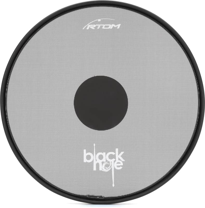 RTOM Black Hole Snap-on Mesh Practice Pad - 14-inch image 1