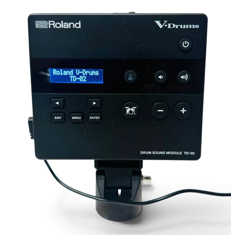 Roland TD-02 KV V-Drums Module Brain Cables Power TD2 image 1