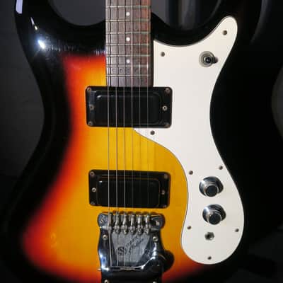 Mosrite Gospel 1999 Sunburst Kurt Cobain Nirvana Guitar + Hardshell Case image 5
