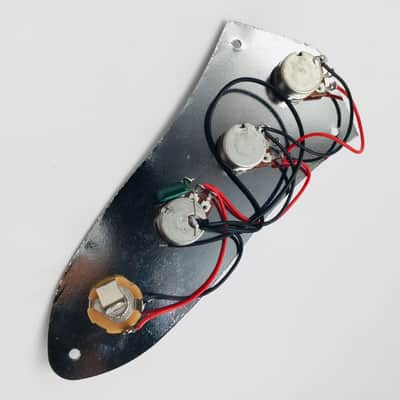 Jazz Bass Style Pre-Wired Control Plate image 2