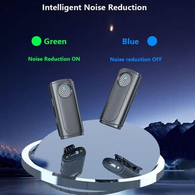 Wireless Lavalier Microphone 8H Lavalier Mic For iPhone iPad Android USB-C PC Audio Video Recording Live Interviews image 5