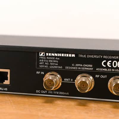 Sennheiser EM 2050 Wireless Receiver w/ one Beltpack - 516-558 MHz CG01YTX image 10