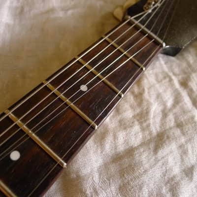 UNUSUAL '64 Silvertone 1448 Pre "Skate Key" Reverse Tuners, RARE Chromed Steel Saddle 4lb 14oz image 11