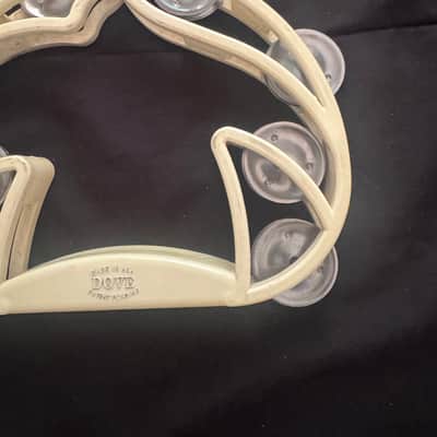 Unknown Dove Tambourine 80’s or early 90’s - Off white image 7