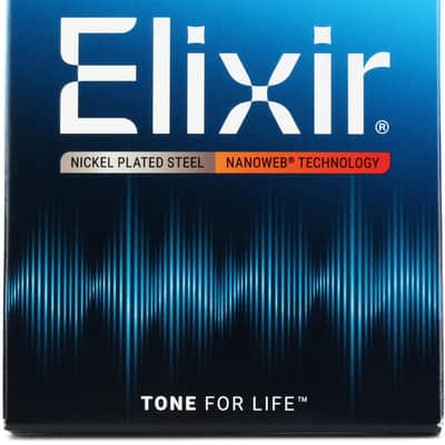 Elixir Strings 12052 Nanoweb Electric Guitar Strings - .010-.046 Light imagen 1