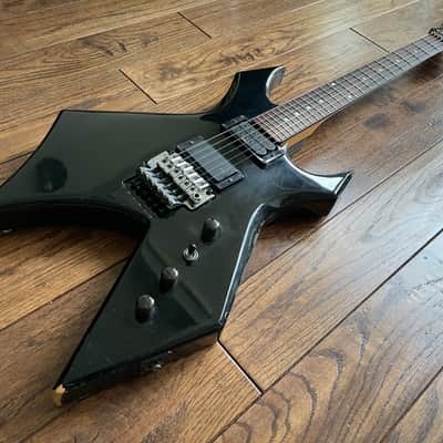 B.C. Rich Warlock Electric Guitar LA California Neck Plate Black Reverse Headstock image 5
