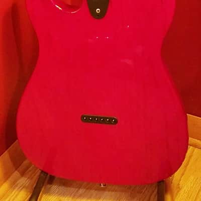 G&L Asat Classic - Red Translucent Electric Guitar with JBE Danny Gatton Pickups-G&L Locking Tuners image 2