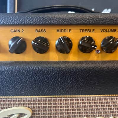 Bogner Shiva EL34 2-Channel 80-Watt Guitar Amp Head 2010s - Black with Green Back Panel image 3
