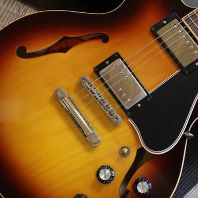 2010 Gibson Custom Shop ES-339 Semi-Hollow Electric Guitar Sunburst + COA OHSC image 5