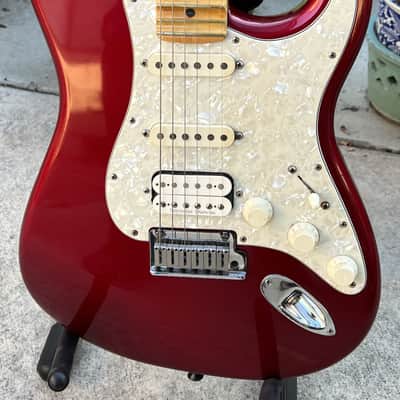 Fender American Double Fat Stratocaster with (Scalloped) Rosewood Fretboard 2000 - 2002 - Candy Apple Red image 4