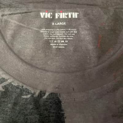 Mint Vic Firth Women's Logo T-Shirt X-Large Gray image 3