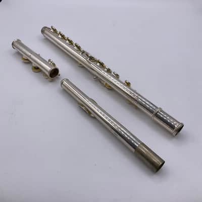 Unmarked Student Flute Silver Plated Closed Hole Flute With Hard Case image 3