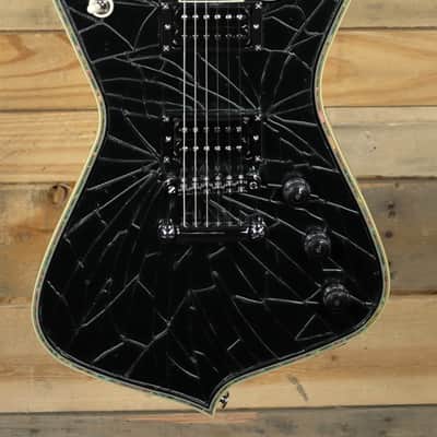 Ibanez Paul Stanley Signature PS3CM Electric Guitar Black Cracked Mirror w/ Case image 2
