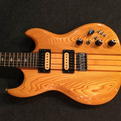 No.021126 Rare! Aria Pro II TS-600 Natural Through-Neck Japan Vintage EX--- image 3