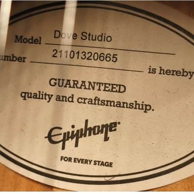 Epiphone Dove Studio 2021 - 2025 - Violinburst image 7