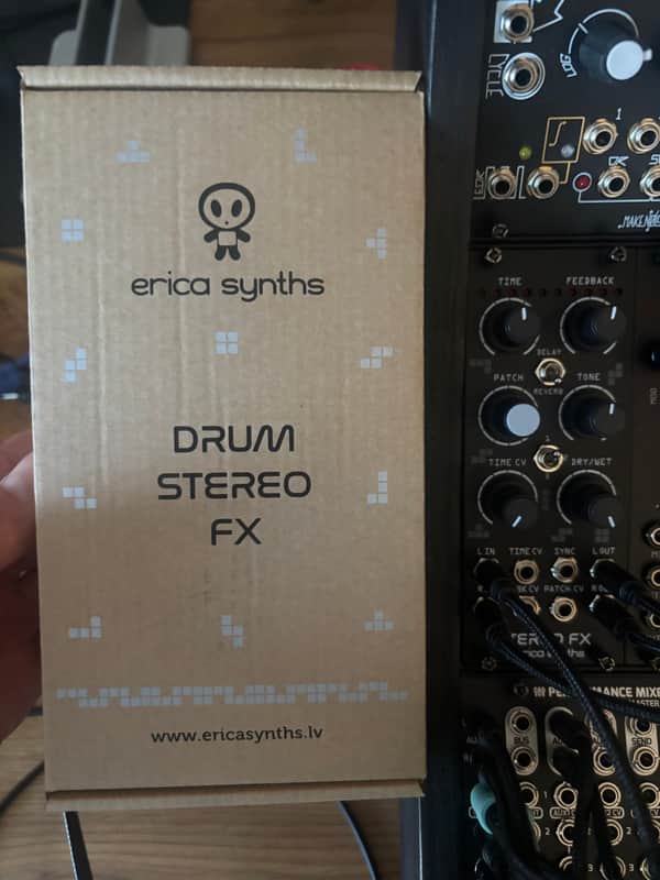 Erica Synths Drum Stereo FX Module 2024 - Present - Black image 1