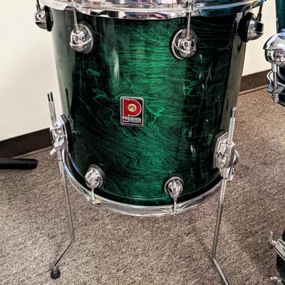 Premier Genista 5pc Drum Set In Terraverde Green Lacquer. image 8