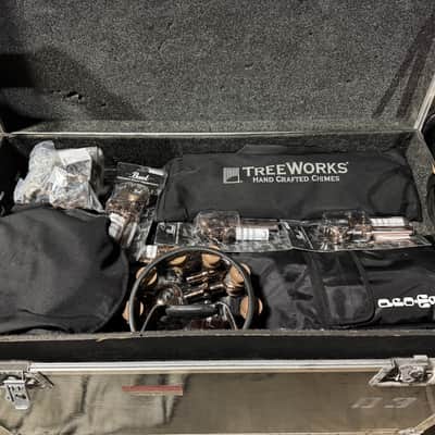 Todd Sucherman's Complete STYX 2013-2019 Drum Set, Pearl Masterworks/Sabian, EVERYTHING and MORE!! Autographed by all members of STYX! image 24