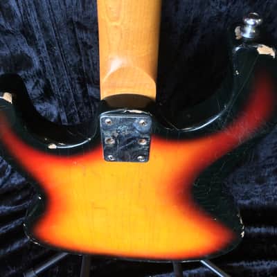 1970 - 1971 Teisco Tacoma Electric Bass Model 57H01490L Silvertone image 4