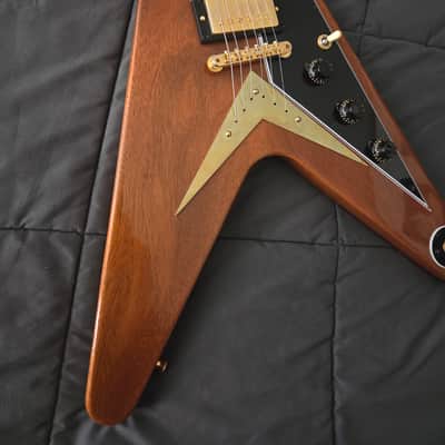 Gibson Custom Shop '58 Mahogany Flying V Reissue 2019 - 2021 - VOS Natural Walnut image 3