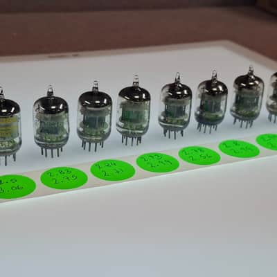 8 x Vintage 6386 Variable Mu Tubes for Fairchild 670/660 (SET A) image 3