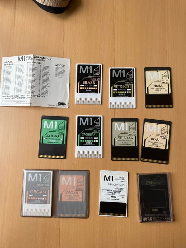 Korg M1 memory cards pack image 1
