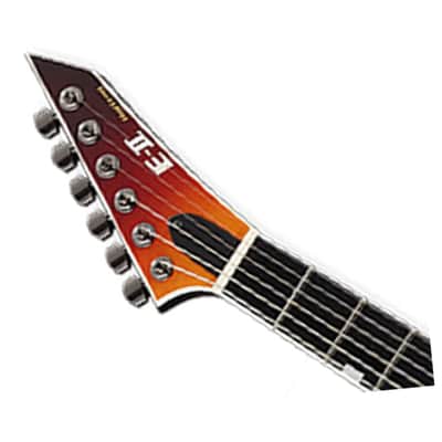 ESP E-II Horizon NT-II Electric Guitar - Tiger Eye Amber Fade image 4
