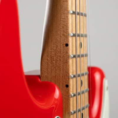 Fiesta Red Fender Telecaster w/ Fishman Greg Koch Fluence Pickups, Roasted Maple Neck, Contoured Body, Brass Compensated Saddles - Gator Case image 7