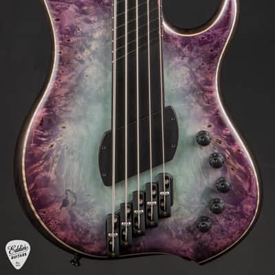 Dingwall Master Series Z3 5-String - Pastel Blue to Trans Purple Reverseburst #7999 image 2