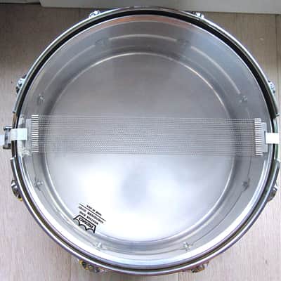 14" x 6.5" Premier 8-Lug Steel Beaded Shell Snare Drum - Vintage image 13