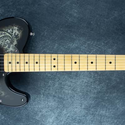 Fender Made In Japan Limited Edition Tele Maple Black Paisley JD25017732 image 2