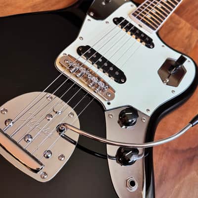 2021 Fender American Mod Shop Jaguar - Black w/ Mastery Bridge image 4